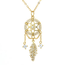Load image into Gallery viewer, 【Free Shipping】S925 Sterling Silver "Dreamcatcher" Crystal Necklace