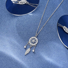 Load image into Gallery viewer, 【Free Shipping】S925 Sterling Silver "Dreamcatcher" Crystal Necklace