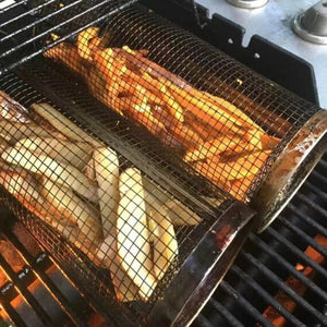 Vianys Rolling Grill Basket