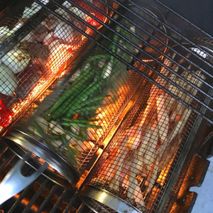 Vianys Rolling Grill Basket
