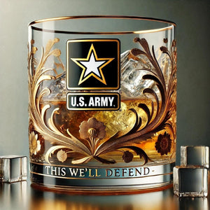 Vianys Veteran Tribute Glass