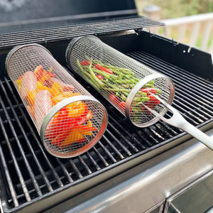 Vianys Rolling Grill Basket