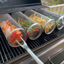 Load image into Gallery viewer, Vianys Rolling Grill Basket