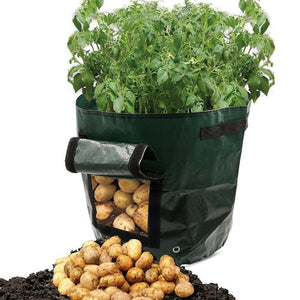 Potato Grow Planter PE Container Bag Vegetables Garden Outdoor