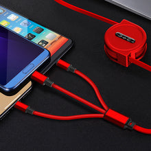 Load image into Gallery viewer, 3 In 1 Retractable Portable Charging Cable