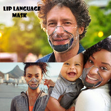 Load image into Gallery viewer, Protective Transparent Lip Language Mask