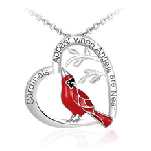 Load image into Gallery viewer, Women&#39;s Heart And Bird Necklace