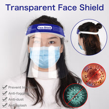 Load image into Gallery viewer, Anti-fog Face Shields with Adjustable Elastic Band(2PCS)