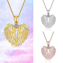 Load image into Gallery viewer, Women Love Heart Shaped Wings Necklace