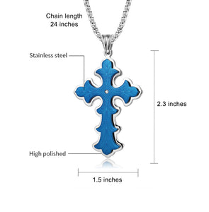 Men's Gothic Style Large Cross Necklace