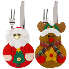 Load image into Gallery viewer, Christmas Kitchen Decorations Cutlery Bags