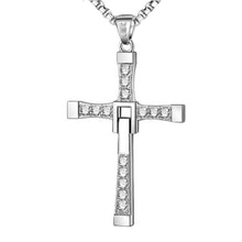 Load image into Gallery viewer, Men&#39;s Cross Pendant Necklace