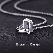 Load image into Gallery viewer, Men&#39;s Simple Double Ring Necklace