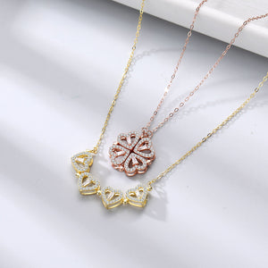 Fodable Rotating Unique Designs Lucky Fortune Choker Necklace For Women Girls Jewelry