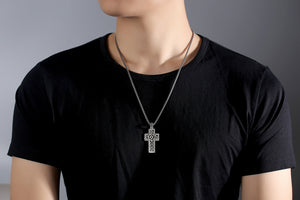 Gear Cross Pendant