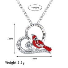 Load image into Gallery viewer, Women&#39;s Heart And Bird Necklace