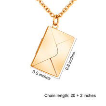 Load image into Gallery viewer, Fashion Envelope Womens Necklace