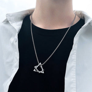 2021 Fashion Geometric Male Pendant Necklace