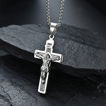 Load image into Gallery viewer, Jesus Cross Pendant Necklace