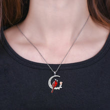 Load image into Gallery viewer, Women&#39;s Heart And Bird Necklace