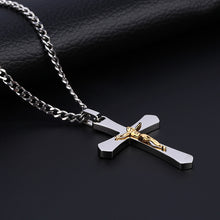 Load image into Gallery viewer, Titanium Steel Jesus Cross Pendant