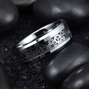 Men’s 8mm Tungsten Carbide Gearwheel Ring