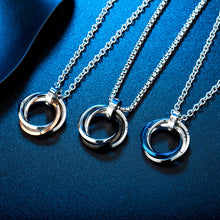 Load image into Gallery viewer, Three Circle Men&#39;s Stainless Steel Necklace