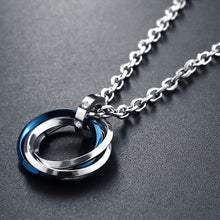 Load image into Gallery viewer, Three Circle Men&#39;s Stainless Steel Necklace