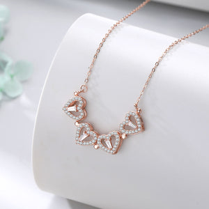 Fodable Rotating Unique Designs Lucky Fortune Choker Necklace For Women Girls Jewelry