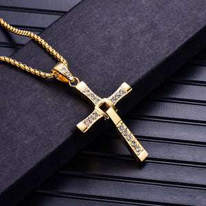 Men's Cross Pendant Necklace