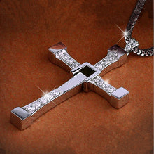 Load image into Gallery viewer, Men&#39;s Cross Pendant Necklace