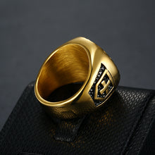 Load image into Gallery viewer, Gold Color Masonic Ring