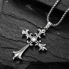 Load image into Gallery viewer, Gothic Stylel Vintage Stainless Stee Cross Pendant