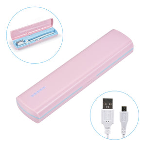 Portable Rechargeable Toothbrush Sanitizer Case