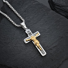 Load image into Gallery viewer, Jesus Cross Pendant Necklace