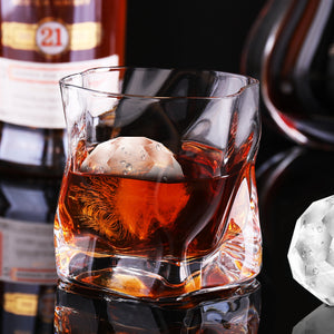 6 Hole Large Sphere Whiskey Ice Tray Mold with Lid