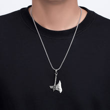 Load image into Gallery viewer, Stainless Steel Viking Ax Necklace