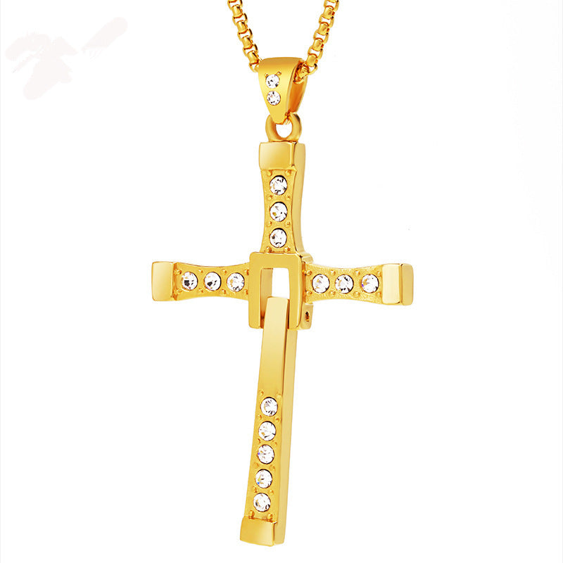 Men's Cross Pendant Necklace