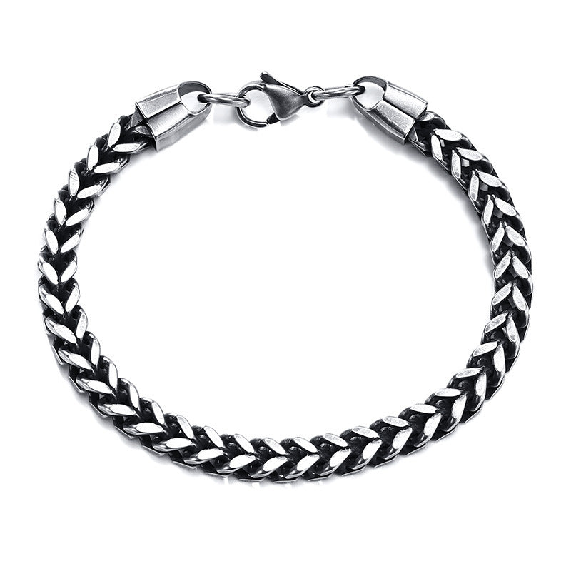 Stylish Stainless Steel Chain Bracelet for Men