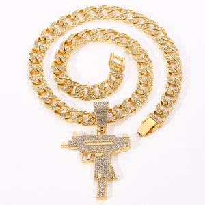 20 Inches Hip Hop Cuban Link Pendant Necklace