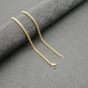 Titanium Steel Gold-Plated Cross Necklace