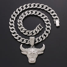 Load image into Gallery viewer, 20 Inches Hip Hop Cuban Link Pendant Necklace