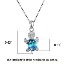 Load image into Gallery viewer, Cute Tortoise Crystal Zircon Necklace For Women And Girls