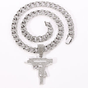 20 Inches Hip Hop Cuban Link Pendant Necklace