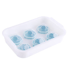 Load image into Gallery viewer, 6 Hole Large Sphere Whiskey Ice Tray Mold with Lid