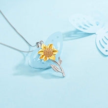 Load image into Gallery viewer, Women&#39;s Sunflower Plating Gold Clavicle Necklace