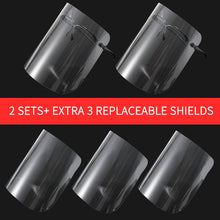 Load image into Gallery viewer, Upgraded Safety Fashionable Clear Face Shield(2Set+ Extra 3 Replaceable Shields)