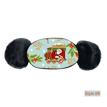 Load image into Gallery viewer, Children&#39;s Winter Warm Ears Christmas Print Masks