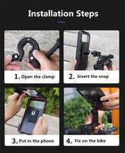 Load image into Gallery viewer, Universal Waterproof Bike &amp; Motorcycle Phone Mount