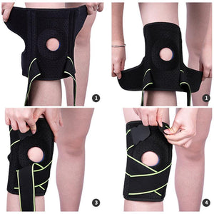 Knee Brace with Side Stabilizers & Patella Gel Pads For Men & Women